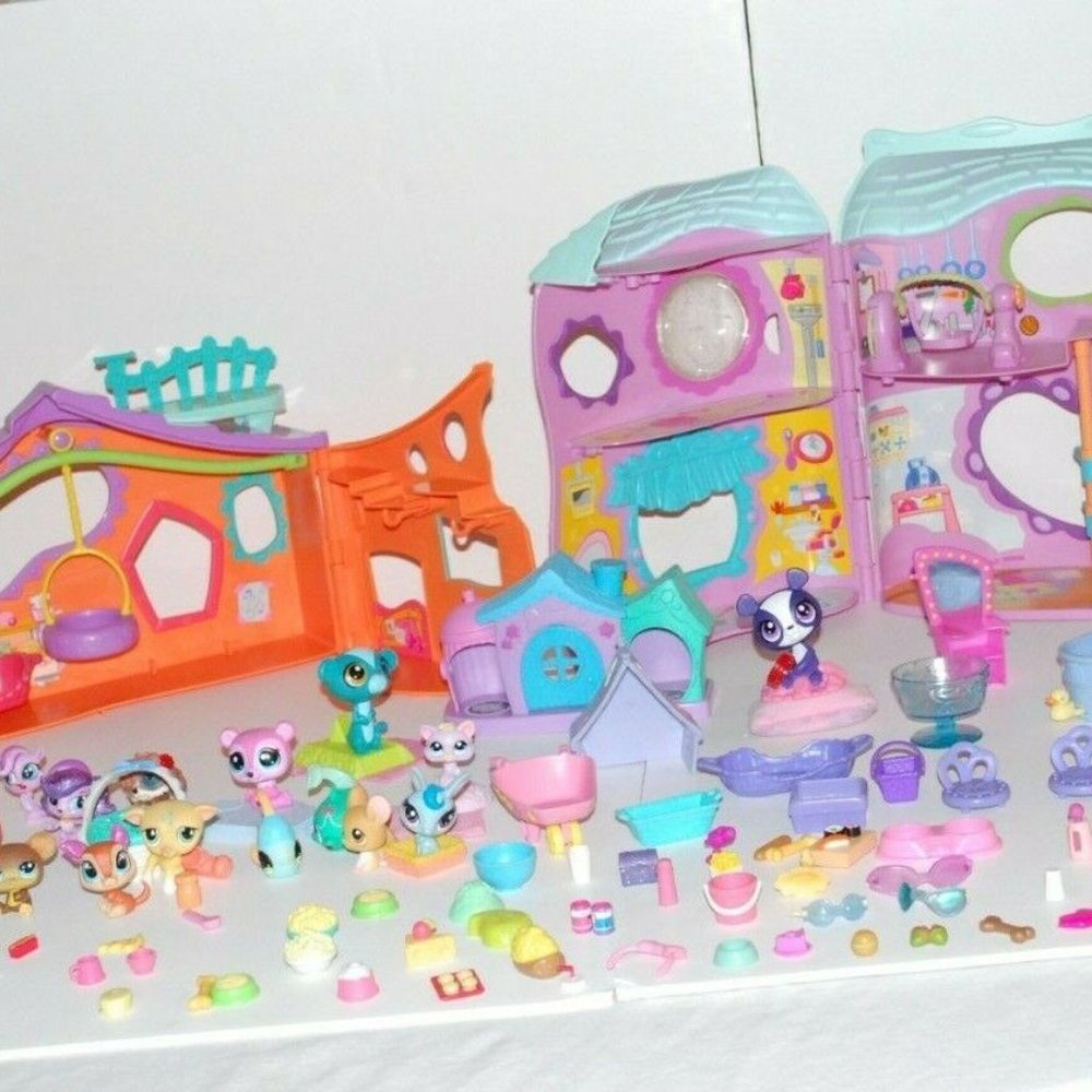 Littlest Pet Shop LOT FITNESS CENTER Pet Clubhouse & ACCESSORIES✿✿PETS +More